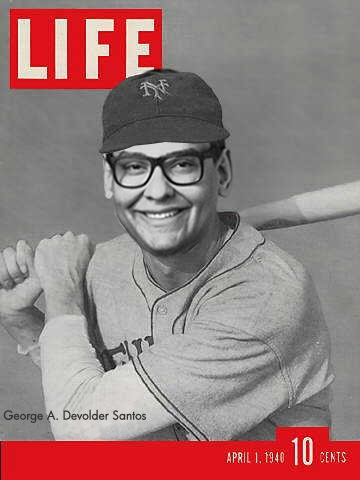 George Santos featured on the cover of Life Magazine, April 1940